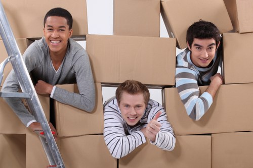 Packing commercial office items with care